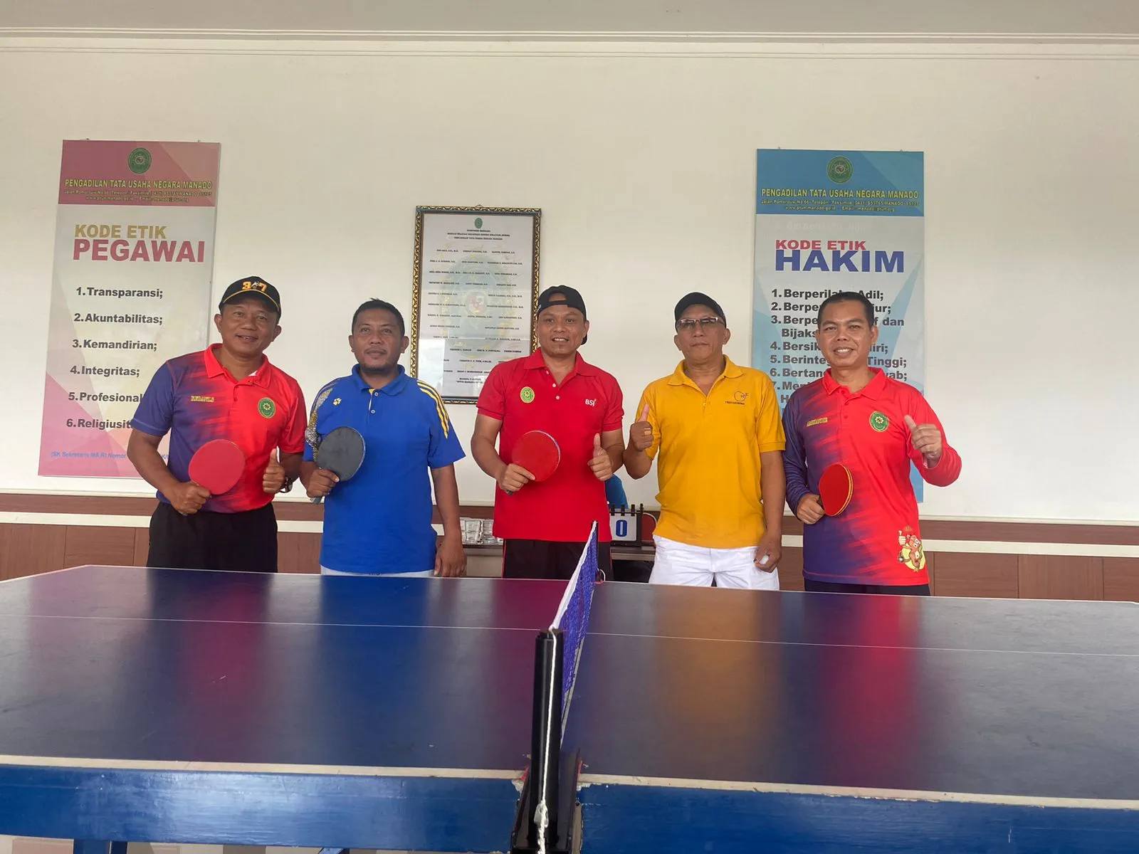 PERTANDINGAN GANDA PUTRA TENIS MEJA